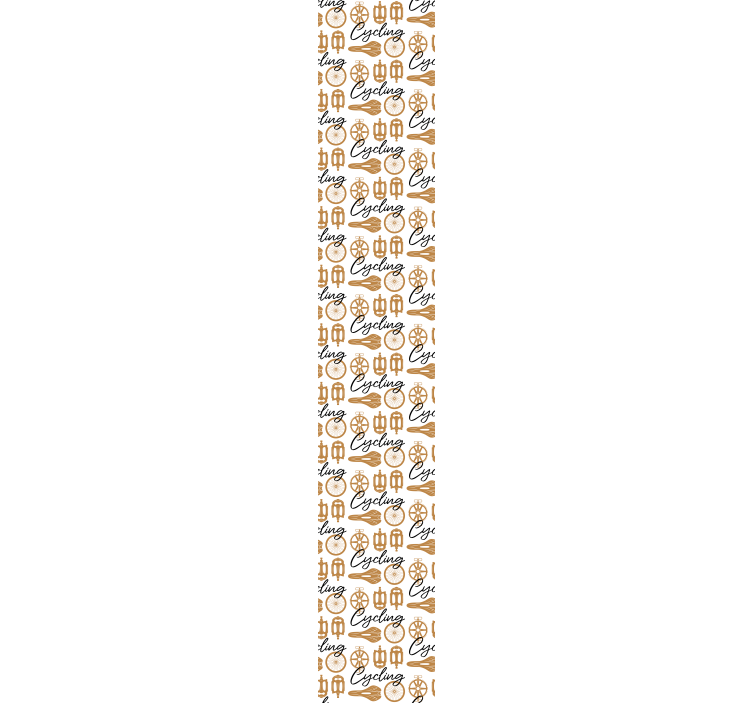 Cycling Letter pattern wallpaper - TenStickers