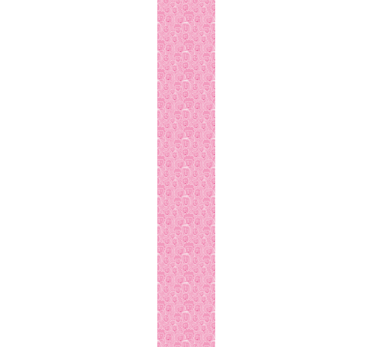 Faces of girls Art Wallpaper - TenStickers