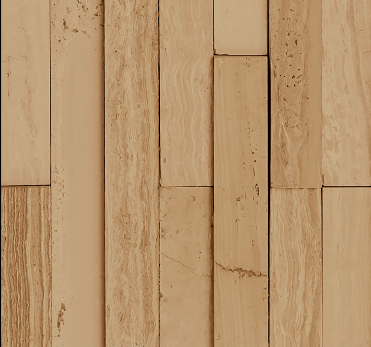 Light oak wood design wallpaper - TenStickers