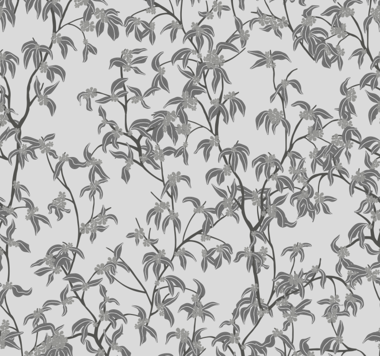 Minimalistic trees headboard wallpaper - TenStickers