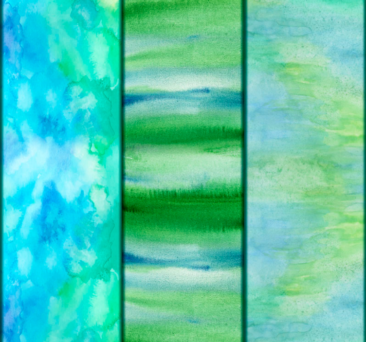 Conceptual Watercolor abstract wallpaper - TenStickers
