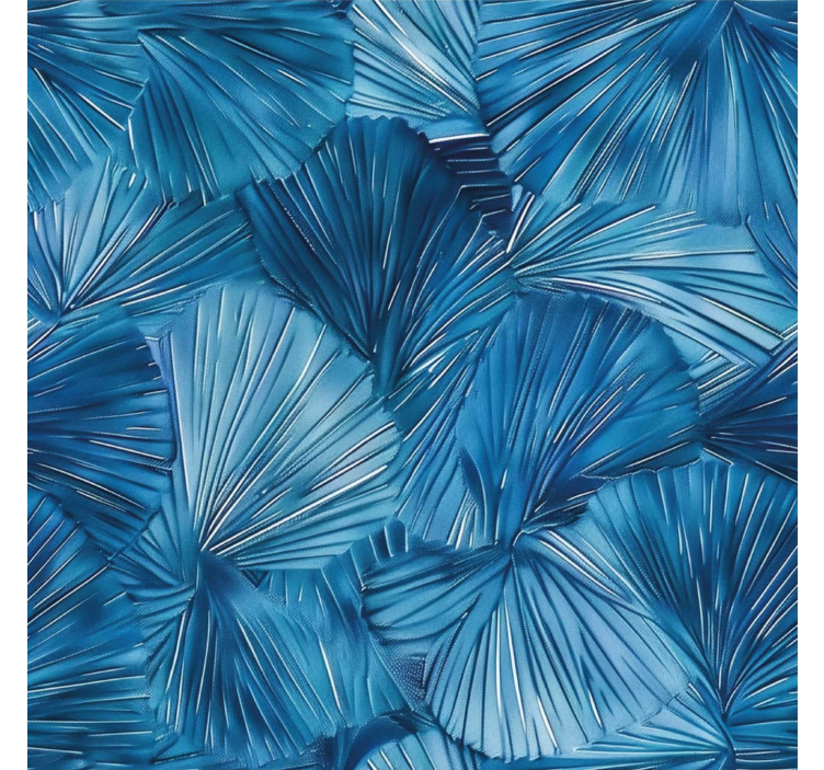 Blue visual points contemporary wallpaper - TenStickers