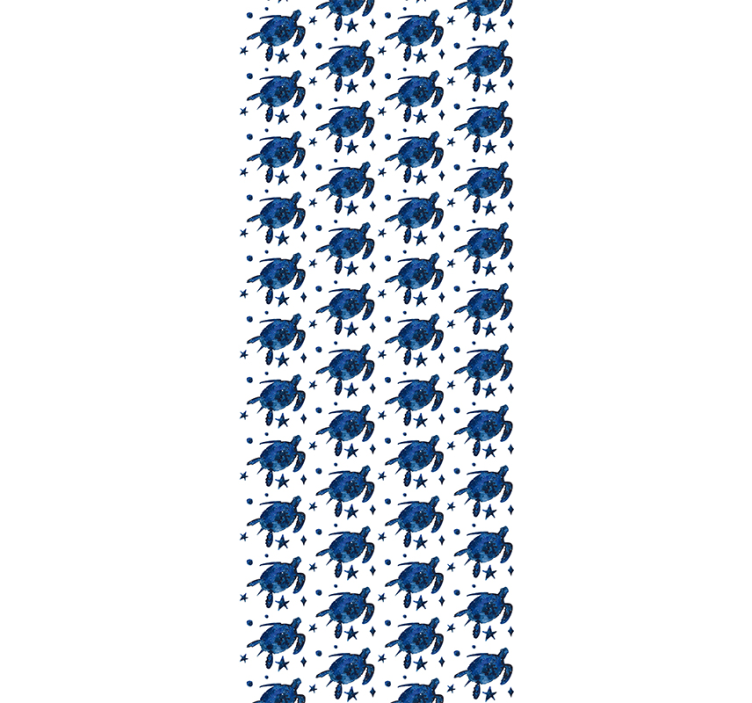 Blue sea turtles animals wallpaper - TenStickers
