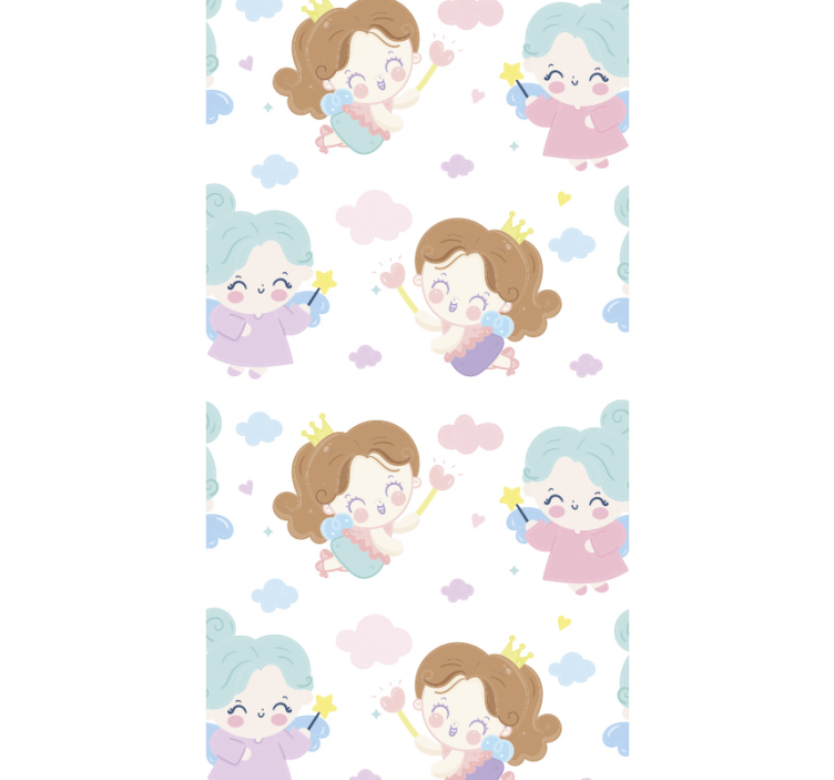 Magic fairy pattern nursery wallpaper - TenStickers