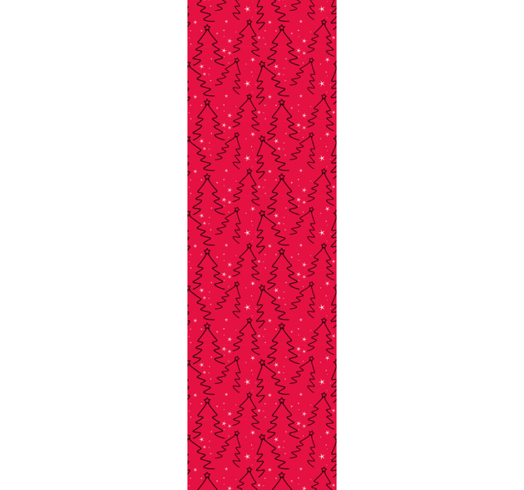 Holiday christmas wallpaper decorative holiday trees - TenStickers