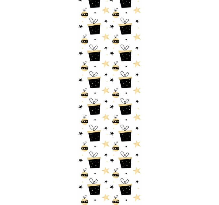 Decorative plant pots holiday christmas wallpaper - TenStickers