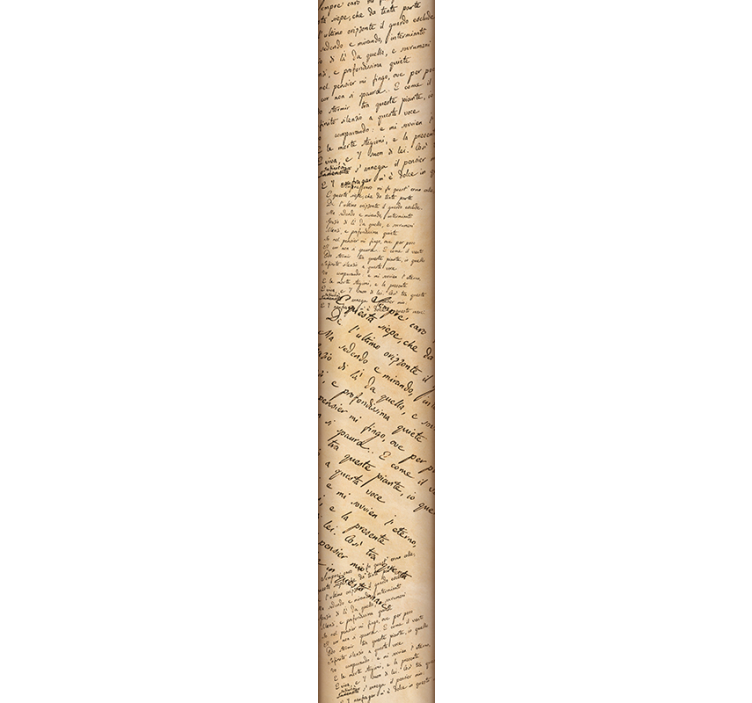 Cursive Script Motif lettering wallpaper - TenStickers