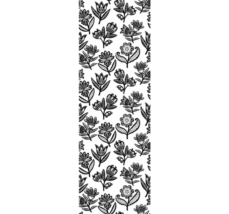 Floral Patterned Motif ornamental wallpaper - TenStickers