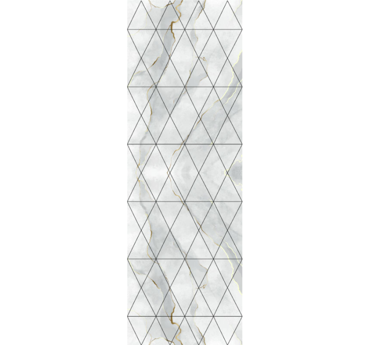 Marble effect wallpaper marble geometric design - TenStickers