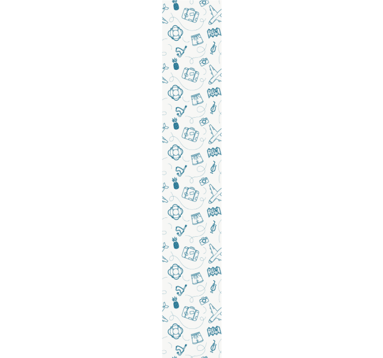 Travel theme elements children's wallpaper - TenStickers