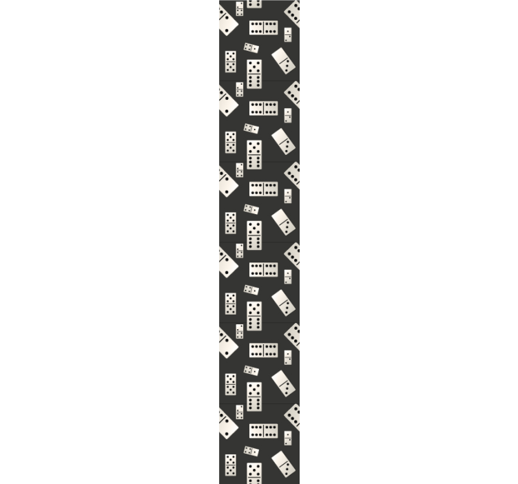 Domino Pattern geometric wallpaper - TenStickers
