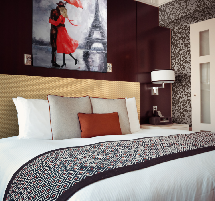 Vintage floral print  flowery wallpaper - TenStickers