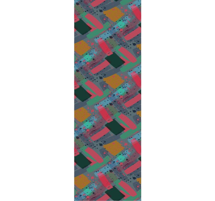 Wallpaper squares pattern fusion - TenStickers