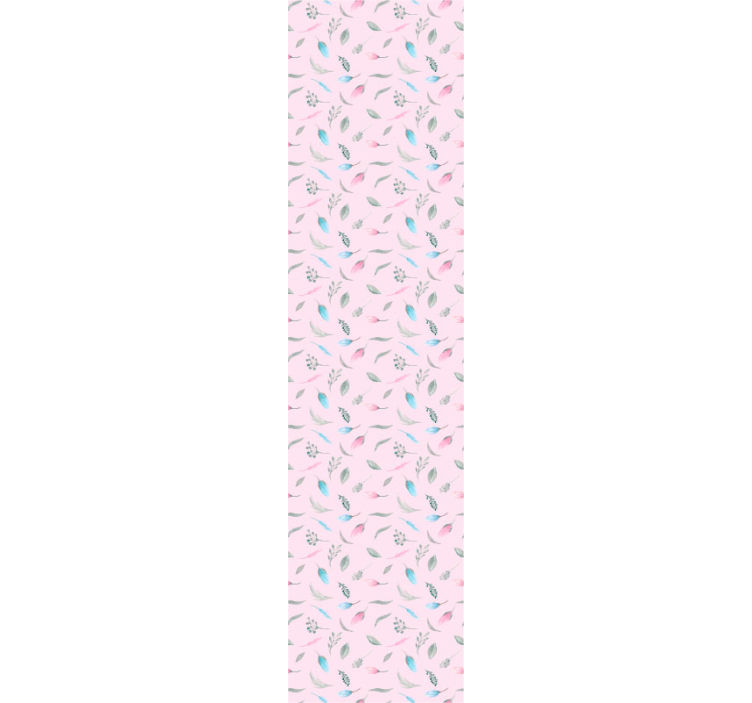 Floral Pink Patterns children's wallpaper - TenStickers