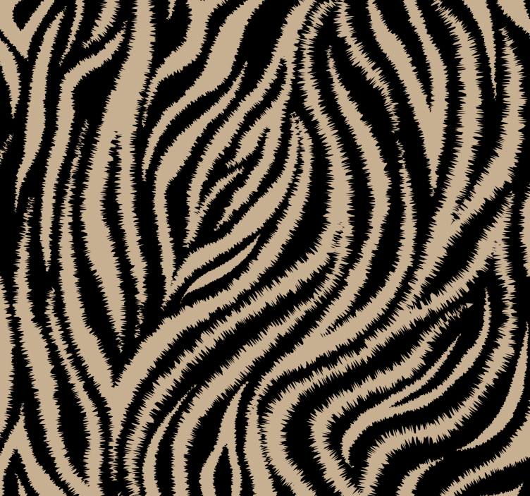 Zebra Inspired wallpaper zebras - TenStickers