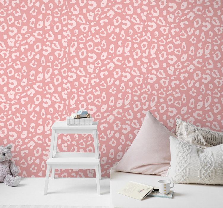 Abstract Animal Pattern leopard print wallpaper - TenStickers