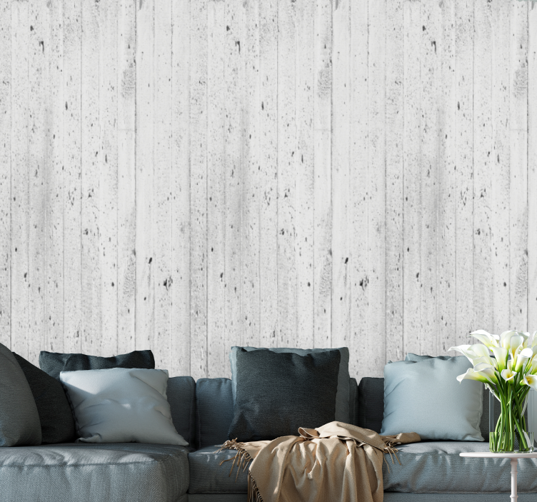 Aged Timber wood effect wallpaper - TenStickers
