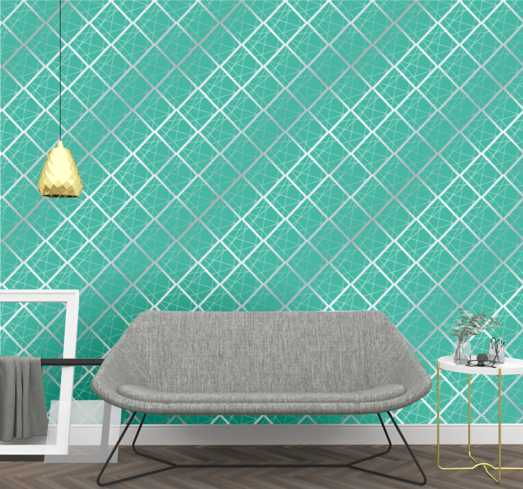 Geometric Lattice geometric wallpaper - TenStickers