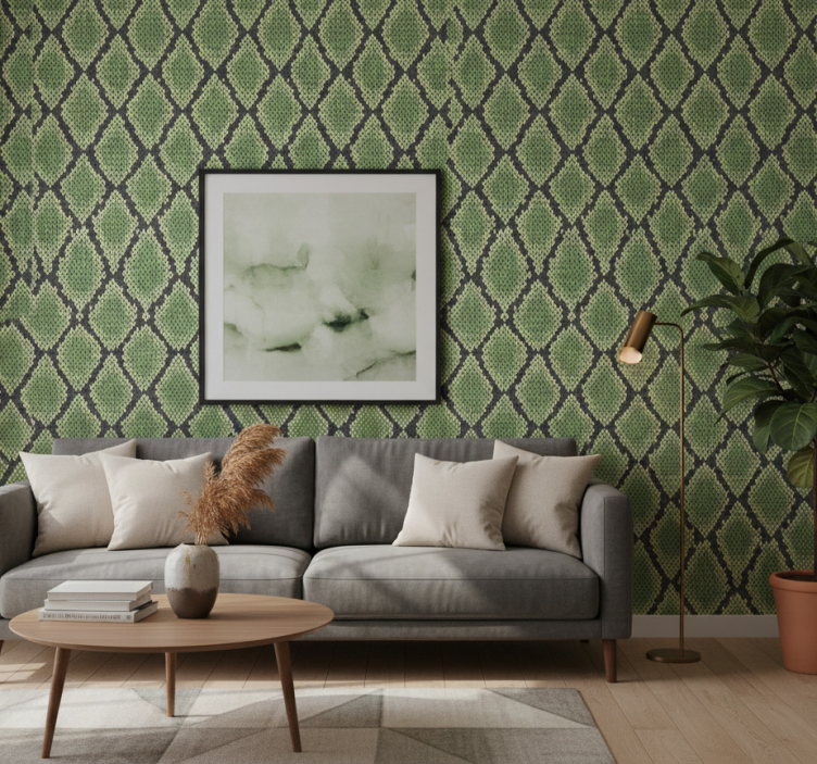 Animals wallpaper abstract snakeskin design - TenStickers