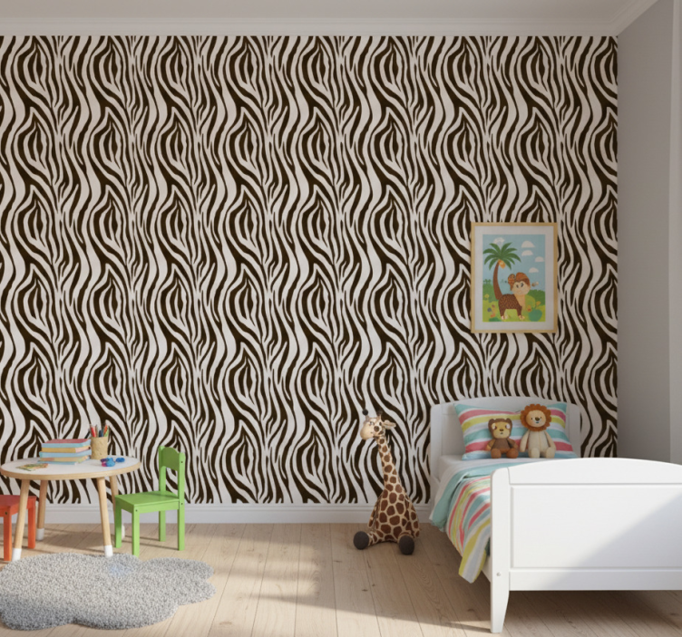 Animals wallpaper vintage animal print - TenStickers