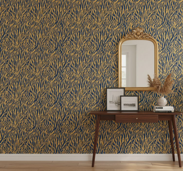 Animals wallpaper zebra stripe design - TenStickers