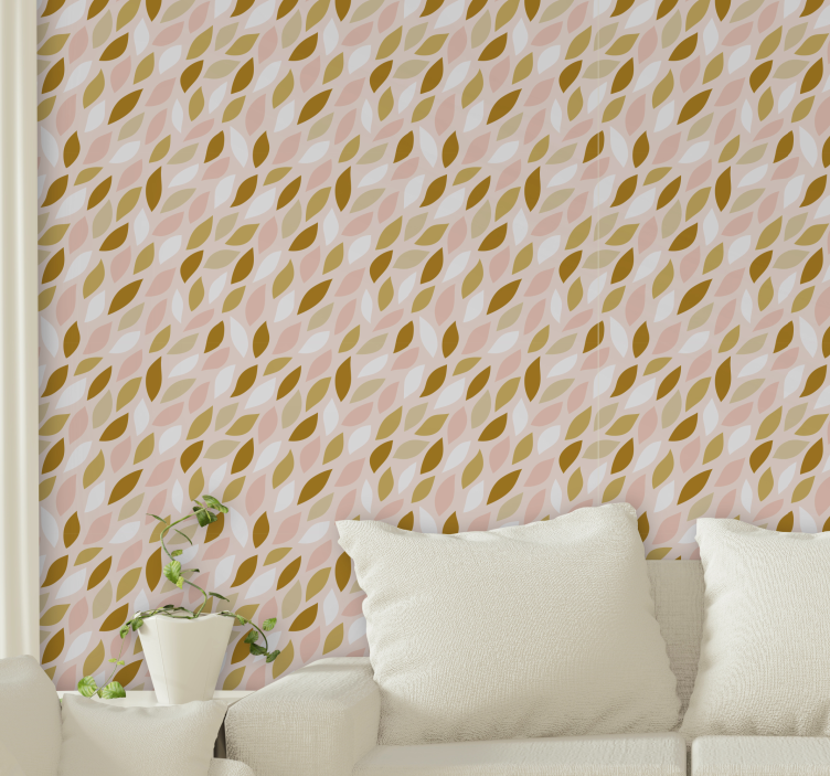 Autumn Leaf Pattern leaves wallpaper - TenStickers