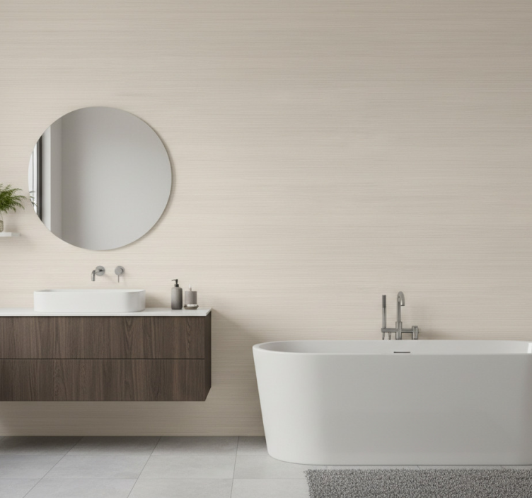 Bathroom wallpaper urban blackout simplicity - TenStickers