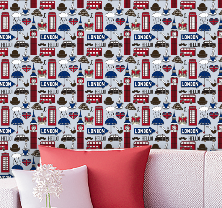 Best of British London City Wallpaper - TenStickers
