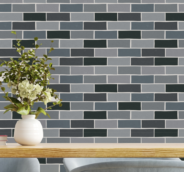 Brick Pattern Elegance bricks wallpaper - TenStickers