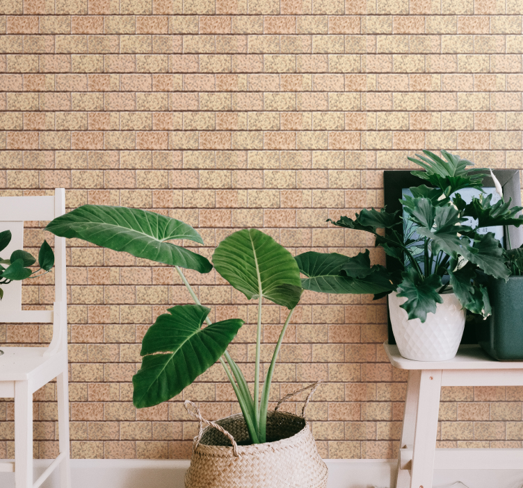 Brick Pattern Simplicity bricks wallpaper - TenStickers