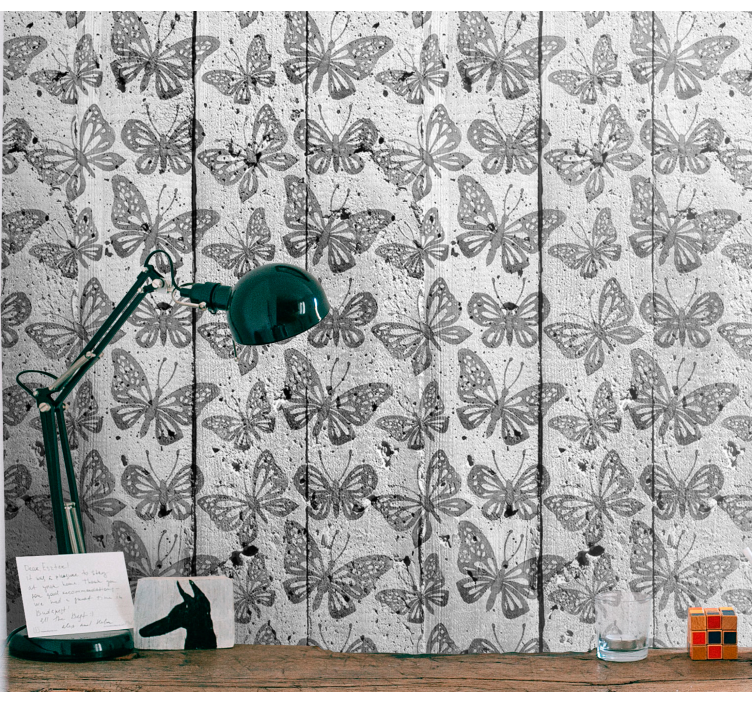 Butterfly Imprint butterflies wallpaper - TenStickers