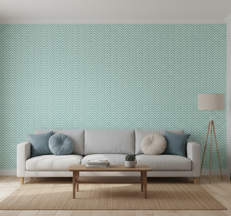 Contemporary wallpaper geometric arrow design - TenStickers