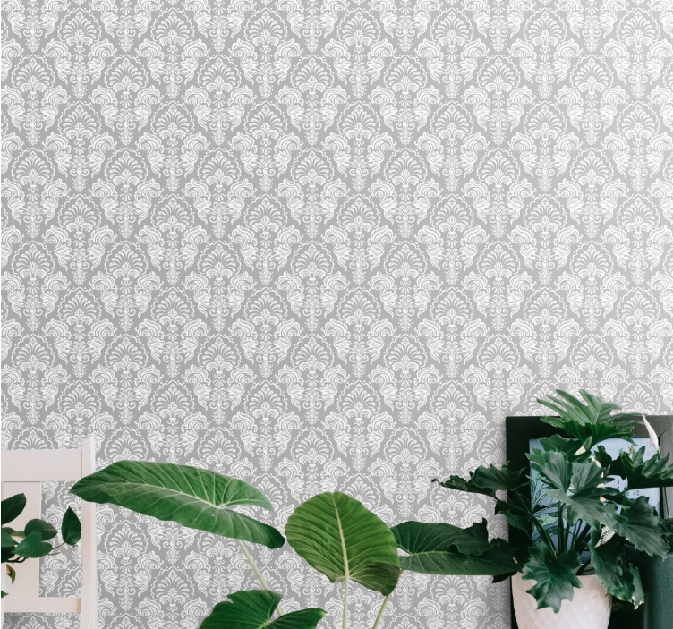 Elegant Damask Pattern baroque wallpaper - TenStickers