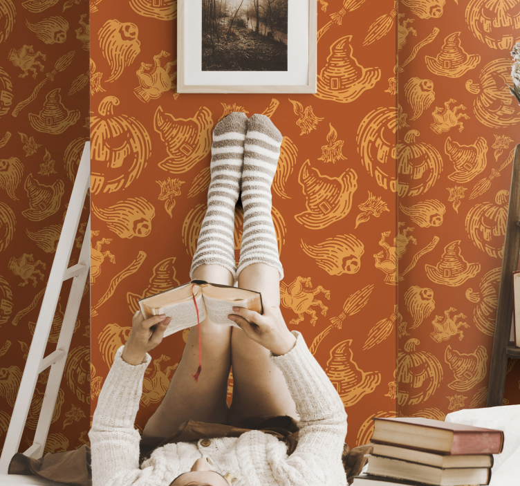 Festive Autumn Imagery holiday christmas wallpaper - TenStickers