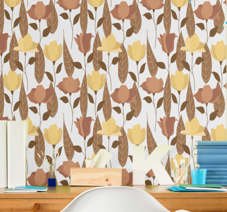 Floral Arrangement Display flowers wallpaper - TenStickers