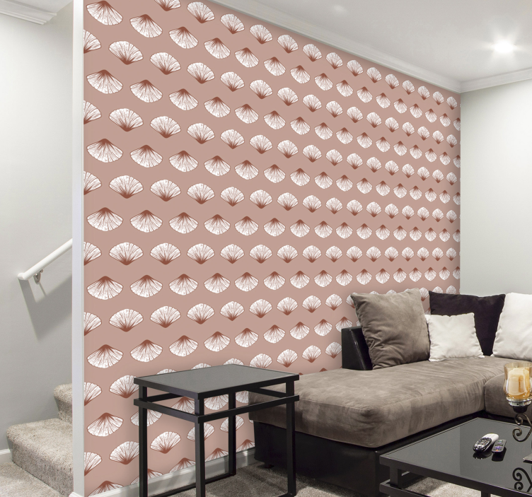 Floral wallpaper in soft floral elegance - TenStickers