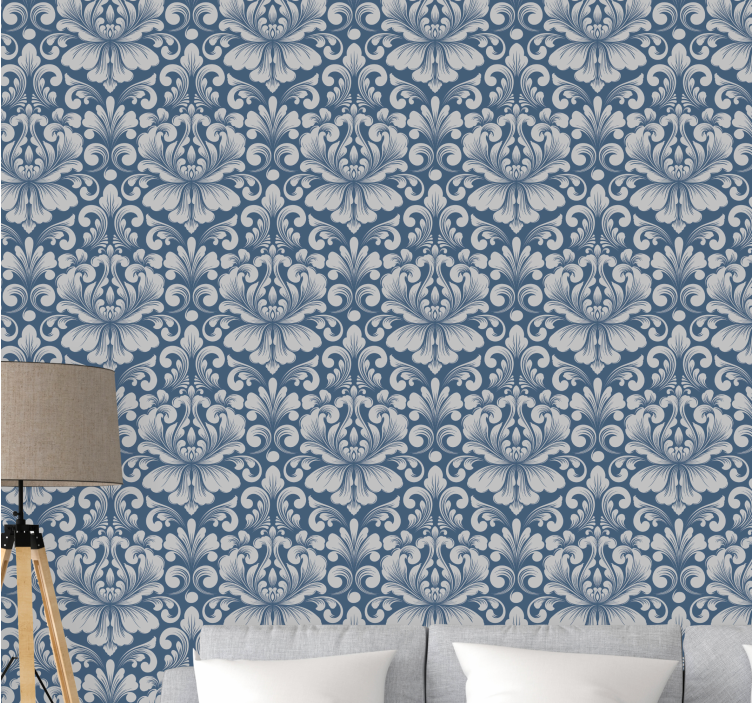 Floral wallpaper with elegant floral arrangement - TenStickers