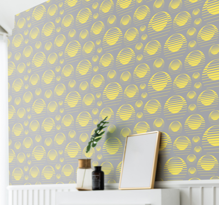 Geometric wallpaper geometric dot design - TenStickers