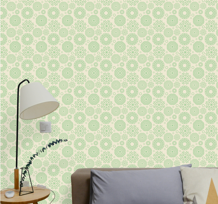 Geometric wallpaper geometric pattern print - TenStickers