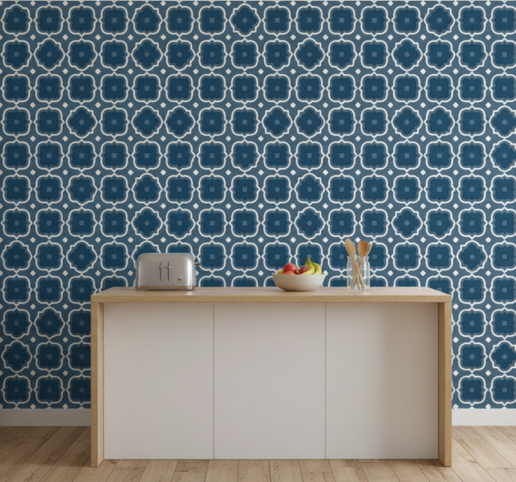 Kitchen wallpaper decorative tile design - TenStickers