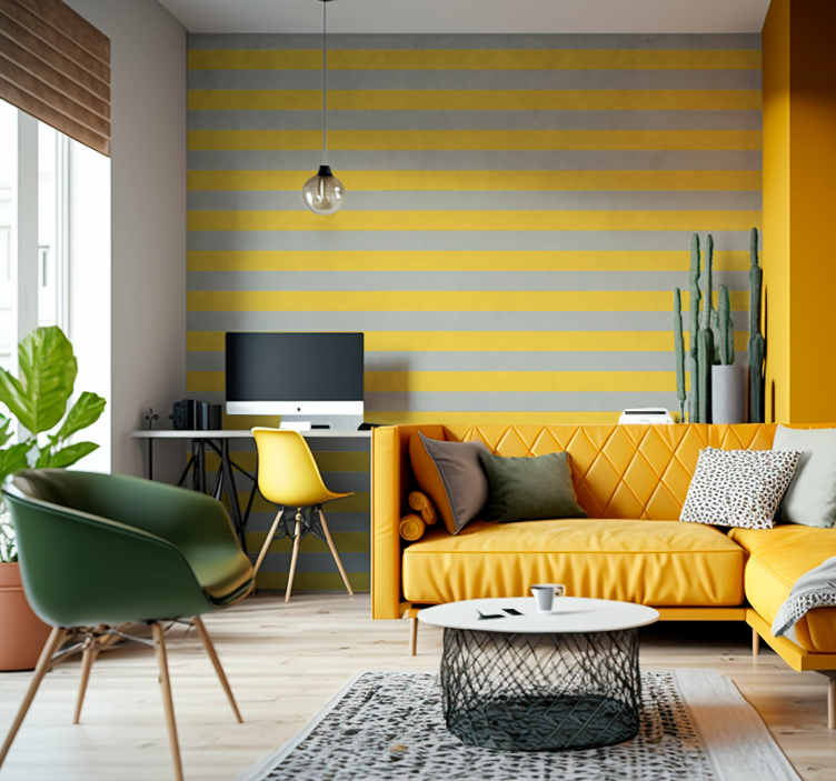 Horizontal Stripe Balance wallpaper horizontal stripes - TenStickers