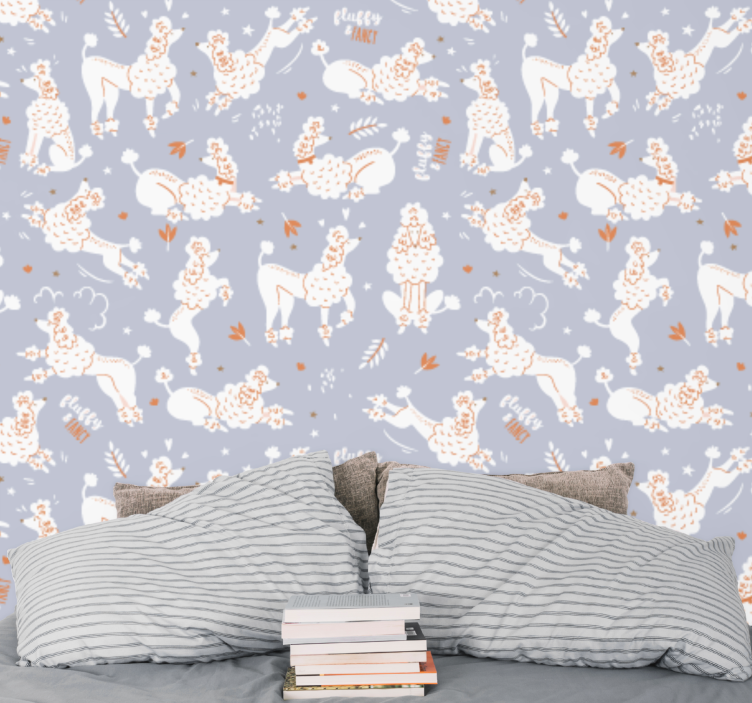 Llama Pattern Arrangement animals wallpaper - TenStickers
