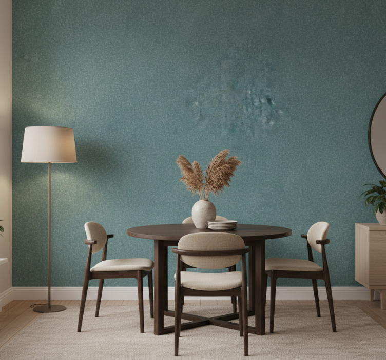 Marble effect wallpaper in muted teal hue - TenStickers