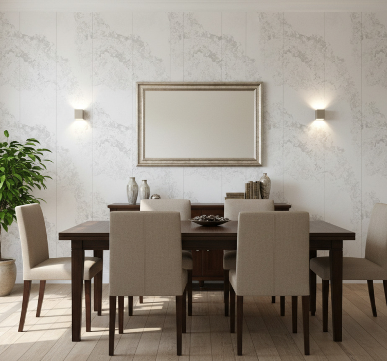 Marble effect wallpaper soft grey texture - TenStickers