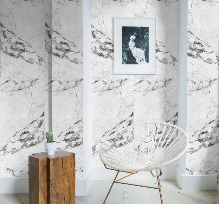 Marble elegance marble effect wallpaper - TenStickers