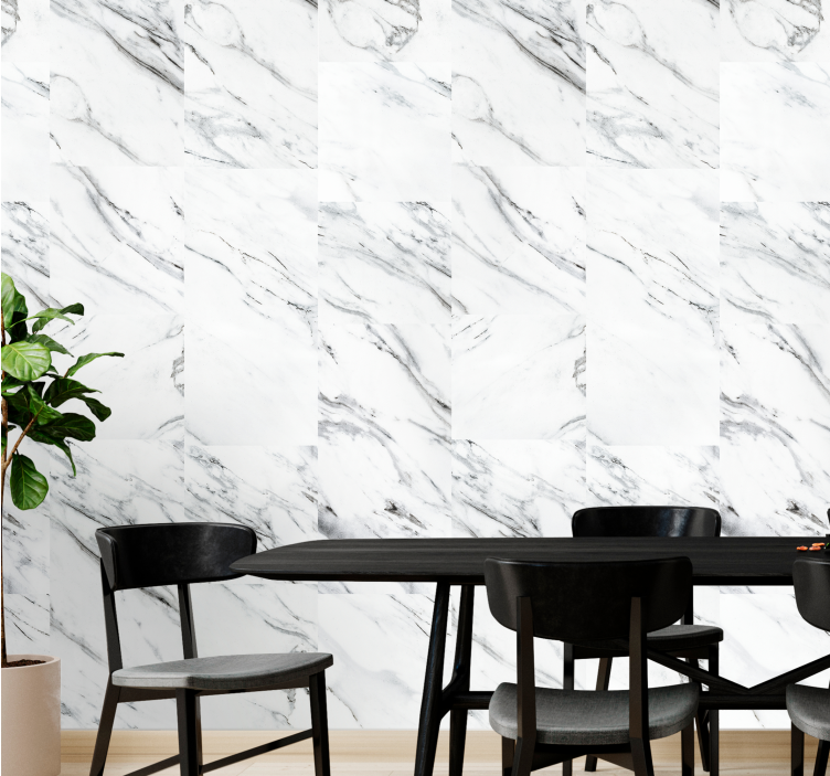 Marble veining marble effect wallpaper - TenStickers
