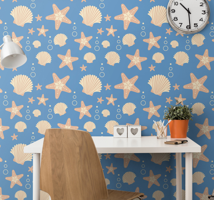 Marine Motifs nature wallpaper - TenStickers