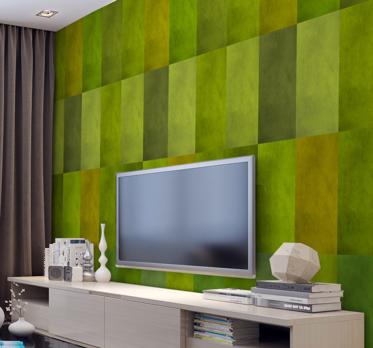 Modern Wallpaper with squares - TenStickers