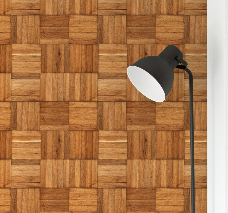 Natural Pattern wood effect wallpaper - TenStickers