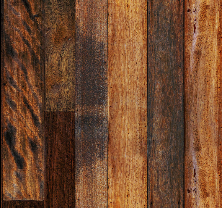 Natural wood texture wallpaper - TenStickers